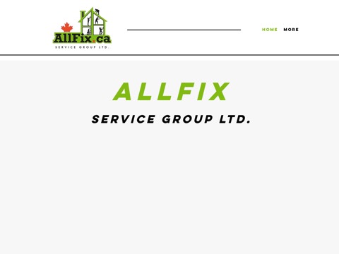 Screenshot of the AllFix.ca website