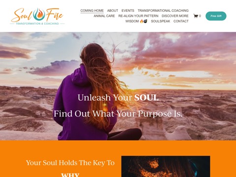 Screenshot of the Animal Care: Aligned Animal Chiropractic, Spinal Flow & Communication with Dr. Angela Martin-King website