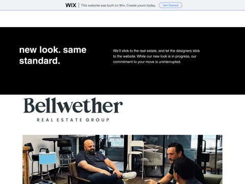 Screenshot of the Bellwether Real Estate Group website