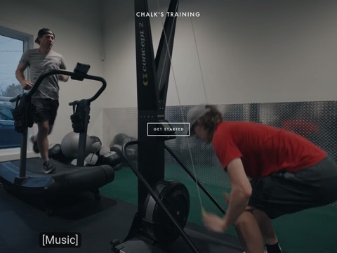 Screenshot of the Chalk's Training Inc. homepage, www.chalkstraining.com, captured 2026-08-19, shown as the evidence for this review