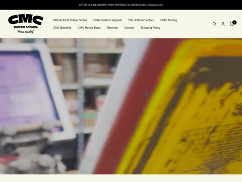 Screenshot of the Collingwood Merch Co. homepage at collingwoodmerchco.com, captured 2026-08-19, shown as the evidence for the review on this page