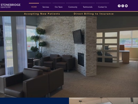 Screenshot of the Dr. Dina Ghobrial website
