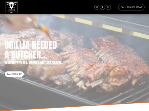 Screenshot of the Drenth’s Market website