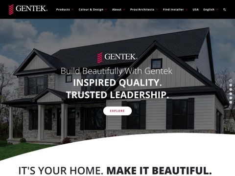 Screenshot of the Fralicks Exteriors website