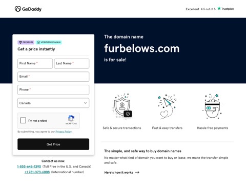 Screenshot of the Furbelows homepage at www.furbelows.com, captured 2026-08-13, shown as the evidence for the review on this page