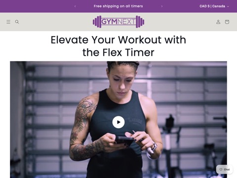 Screenshot of the GymNext homepage at www.gymnext.com, captured 2026-08-19, shown as the evidence for the review on this page