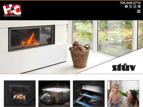 Screenshot of the Home & Cottage Centre website
