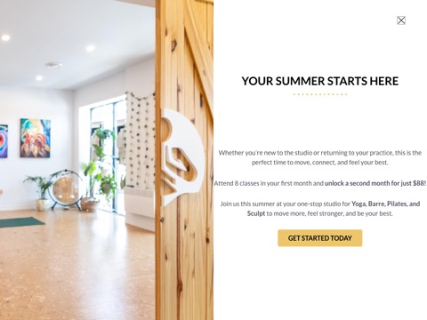 Screenshot of the Inner Worx Healing and Movement Studio website