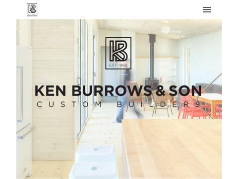 Screenshot of the Ken Burrows & Son website