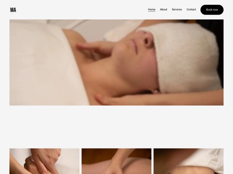 Screenshot of the Maggie Armstrong RMT website