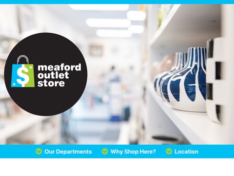 Screenshot of the Meaford Outlet Store website