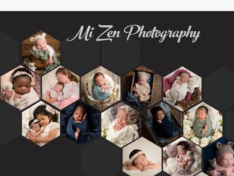 Screenshot of the Mi Zen Photography website