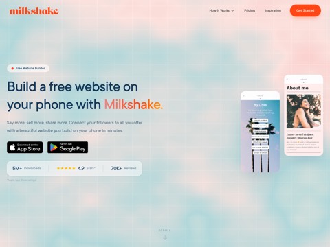 Screenshot of the Moonstone Med Spa website