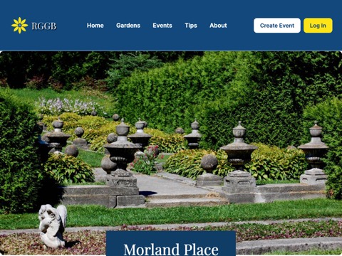 Screenshot of the Morland Place homepage, www.ruralgardens.ca/listing/morland-place, captured 2026-08-19, shown as the evidence for this review