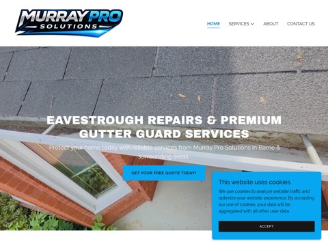 Screenshot of the Murray Pro Solutions website