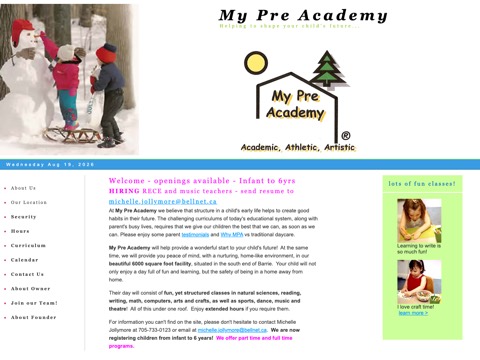 Screenshot of the My Pre Academy homepage, www.mypreacademy.com, captured 2026-08-19, shown as the evidence for this review