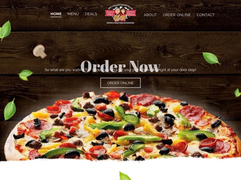 Screenshot of the Papas Pizza Mamas Chicken homepage at www.papaspizza.ca, captured 2026-08-19, shown as the evidence for the review on this page