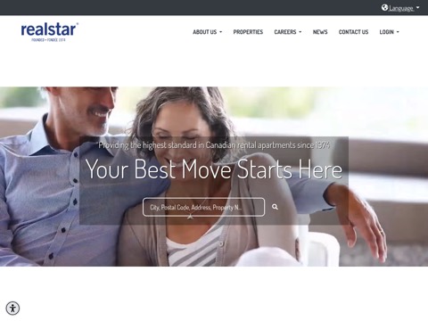 Screenshot of the Real Star Management homepage, www.realstar.ca, captured 2026-08-13, shown as the evidence for this review