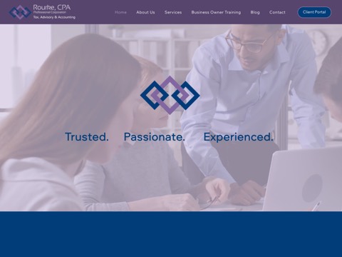 Screenshot of the Rourke Group homepage, www.rourkegroup.ca, captured 2026-08-19, shown as the evidence for this review