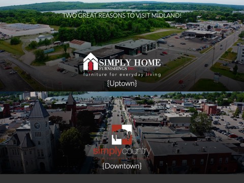 Screenshot of the Simply Country website