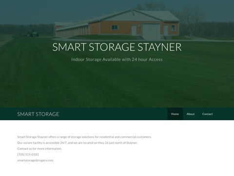 Screenshot of the Smart Self Storage homepage, www.smartselfstorage.org, captured 2026-08-19, shown as the evidence for this review