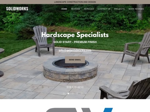 Screenshot of the SOLIDWORKS INC. homepage, getsolidworks.com, captured 2026-08-13, shown as the evidence for this review