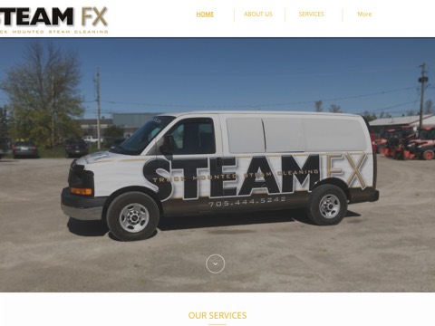 Screenshot of the Steam Fx Inc. homepage, steamfx.ca, captured 2026-08-13, shown as the evidence for this review
