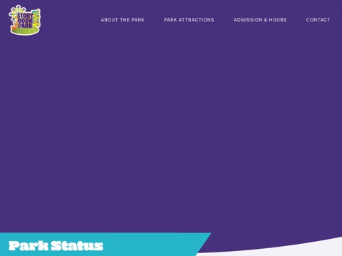 Screenshot of the Story Book Park homepage, storybookpark.com, captured 2026-08-13, shown as the evidence for this review