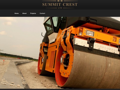 Screenshot of the Summit Crest Ltd homepage, summitcrestltd.com/?page_id=10, captured 2026-08-13, shown as the evidence for this review