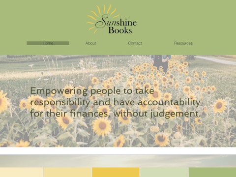 Screenshot of the Sunshine Books Inc. homepage, www.sunshinebooks.ca, captured 2026-08-19, shown as the evidence for this review