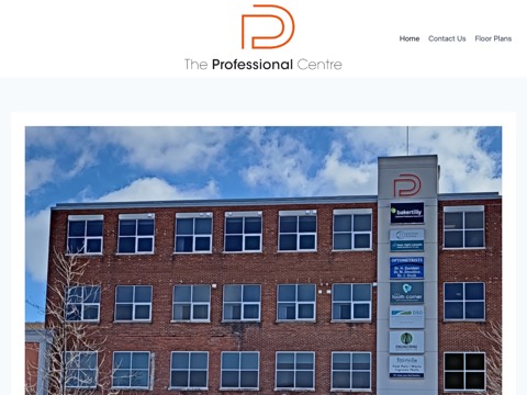 Screenshot of the The Owen Sound Professional Centre homepage, osprofessionalcentre.com, captured 2026-08-13, shown as the evidence for this review