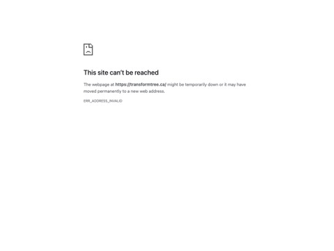 Screenshot of the Transform Tree & Shrub Care website