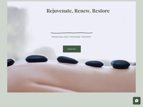 Screenshot of the Willow Massage Therapy website