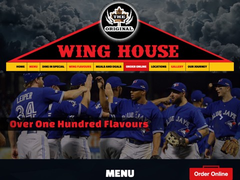 Screenshot of the Wing House Midland homepage, winghouse.ca, captured 2026-08-19, shown as the evidence for this review